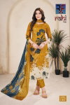 Royal Gold Vol 1 By Rahi Heavy Cambric Cotton Fancy Organic Print With Hand Work  Dress Material Wholesale Market In Surat